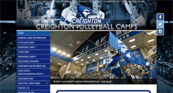 Desktop Screenshot of creightonvolleyballcamps.com